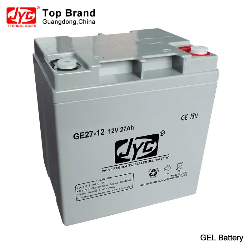 Shaoguan Best Quality 12V 27Ah Solar Storage Greensaver Gel Silicone Battery