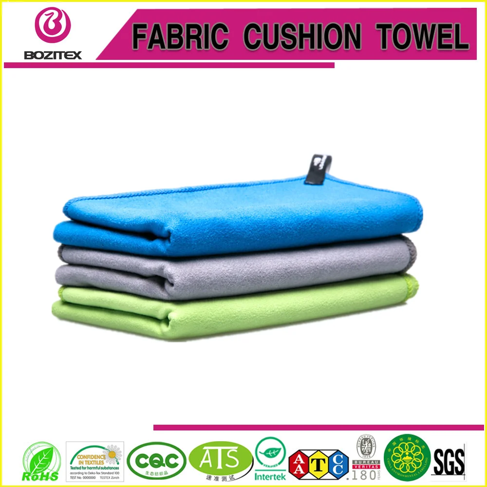 Custom quick dry suede microfiber travel sports towel