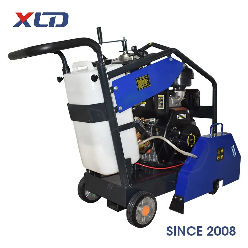 XLD500C Concrete road cutter asphalt concrete saw cutting machine