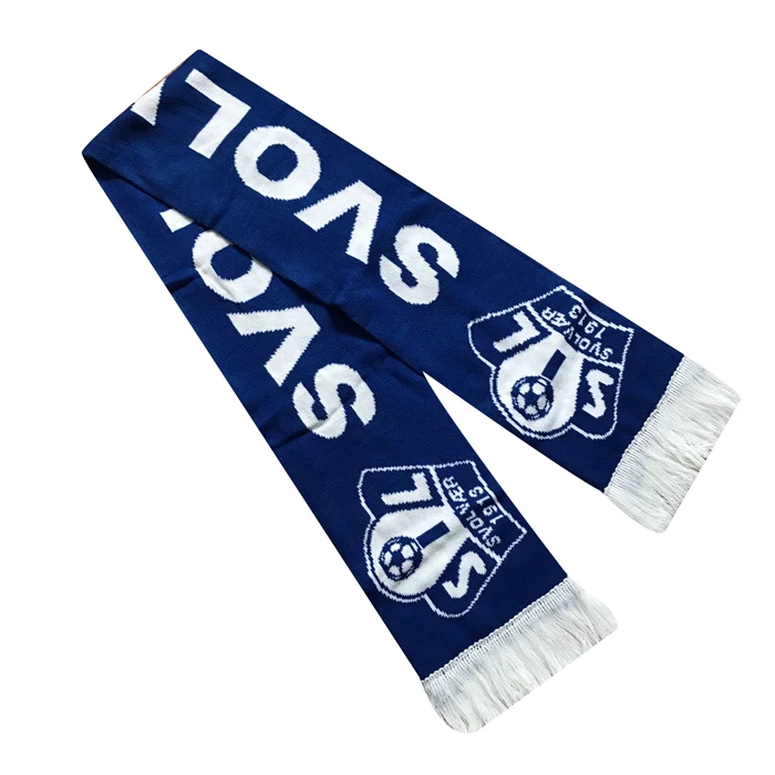 
National football cheering knitting custom scarf 