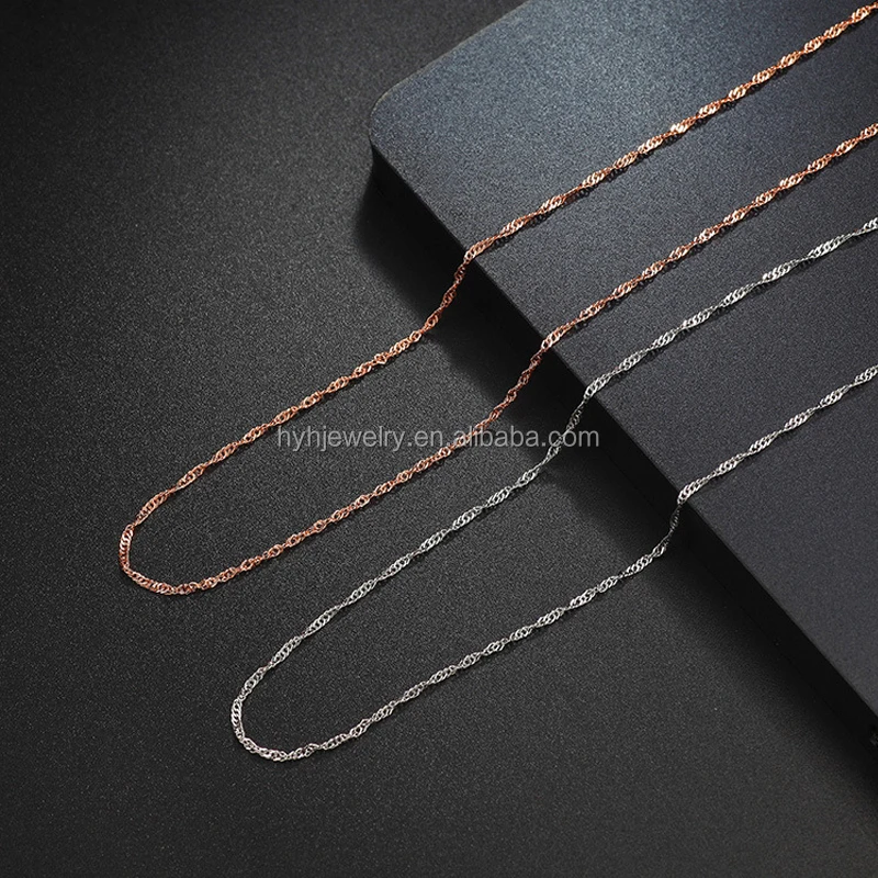 
HYH all kinds of 925 silver chains for necklace 