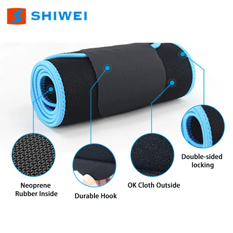 Shwei--5010-1# Colorful Waist support Trainer Slimming belt with phone pocket