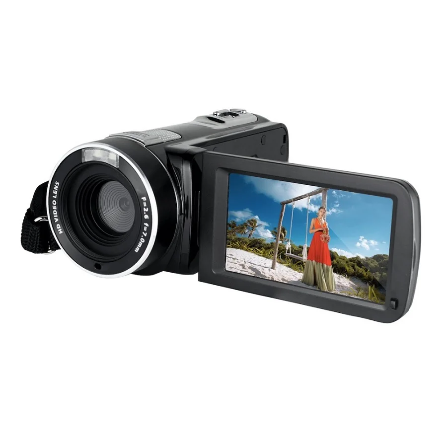 1080P Full HD Цифровая видеокамера FHD видеокамера с 24MP 16x цифровым зумом