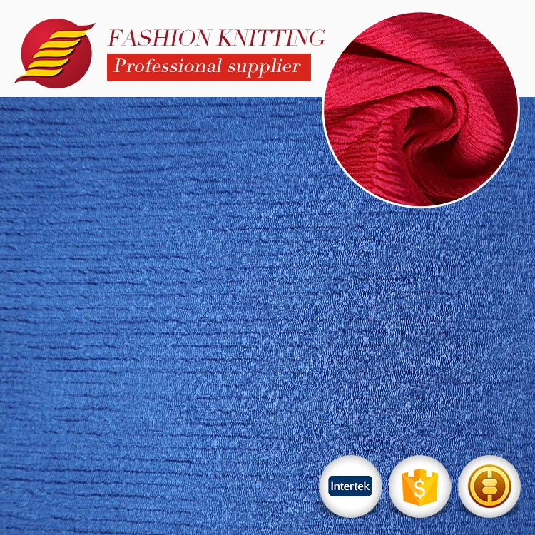 Shaoxing stock textiles wholesale tissus ottoman polyester crepe de chine georgette fabric polyester