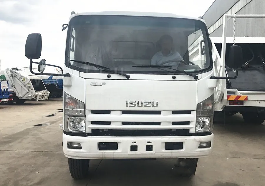 japanese 8 10 cbm  compactor automatic garbage trucks price