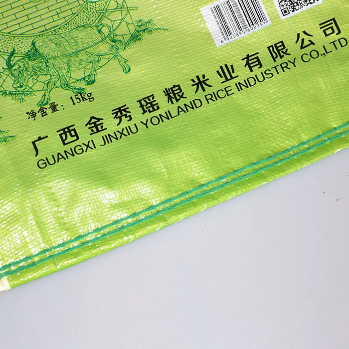 Вэньчжоу производство 25 кг тканых мешков для риса упаковки муки