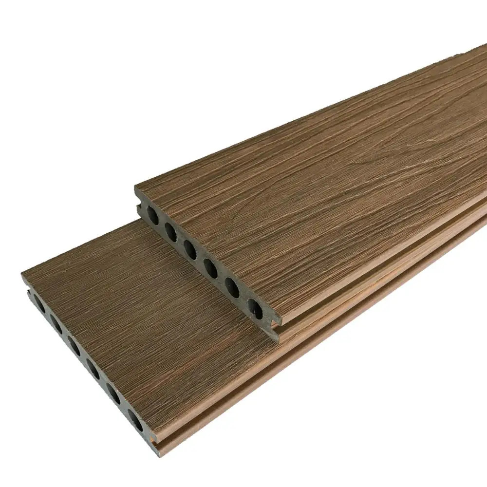 Durable WPC Wood Plastic Composite Extrusion Technology Outdoor Co Extrusion Decking Flooring 138*23mm