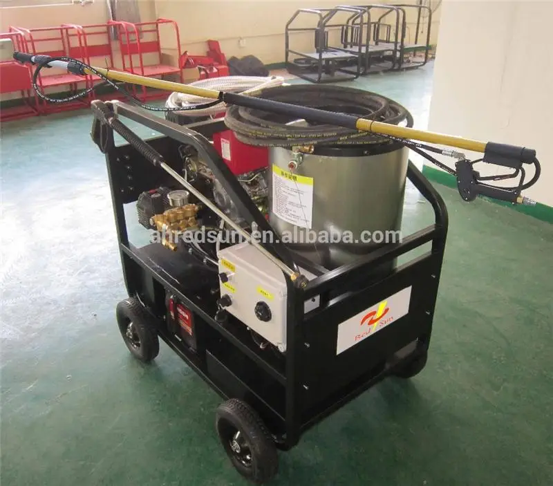 diesel drive industrial steam pressure washer with heater