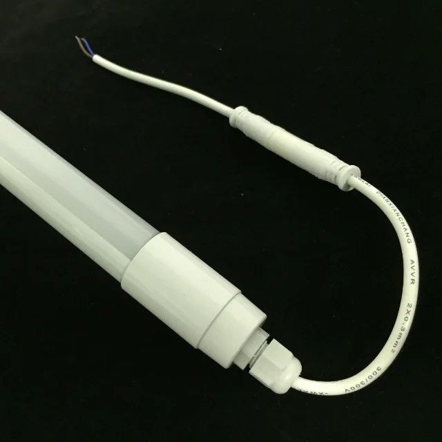 
Waterproof T8 LED Tube in 1200mm 18W 96-263V Ra>80 IP65 with Fast Connector 