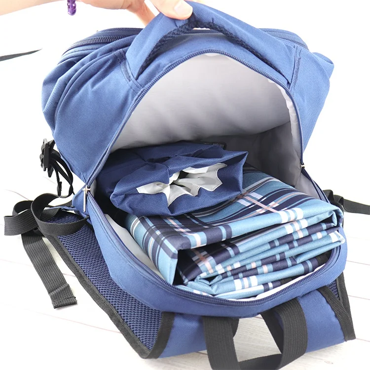 BSCI ISO LVMH Factory waterproof picnic backpack picnic canvas picnic backpack custom insulated backpack supplier