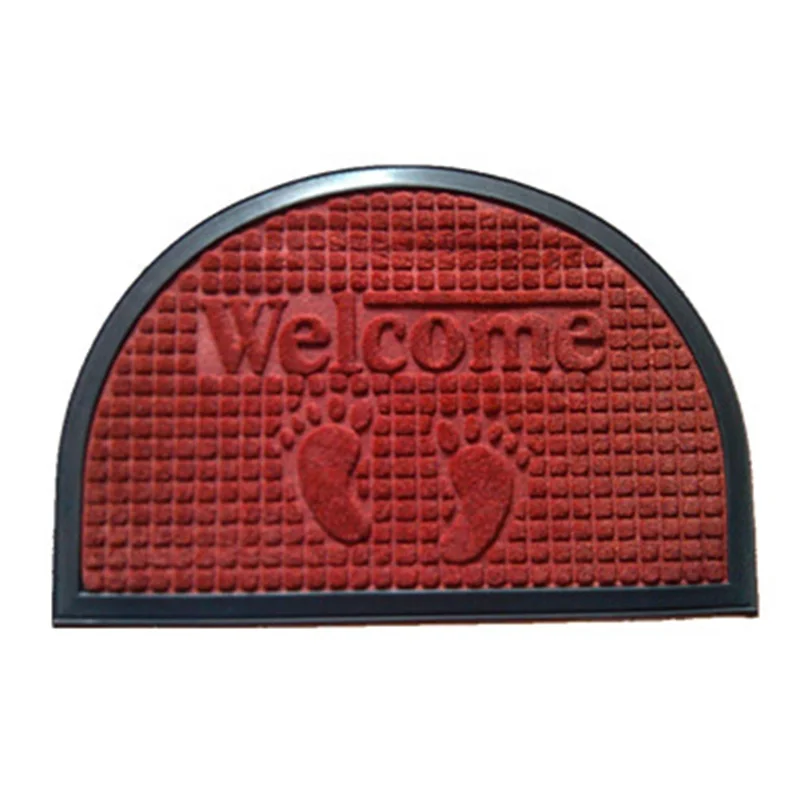 Hot Sales Rubber Door Mat Embossed Non Slip Door Mat