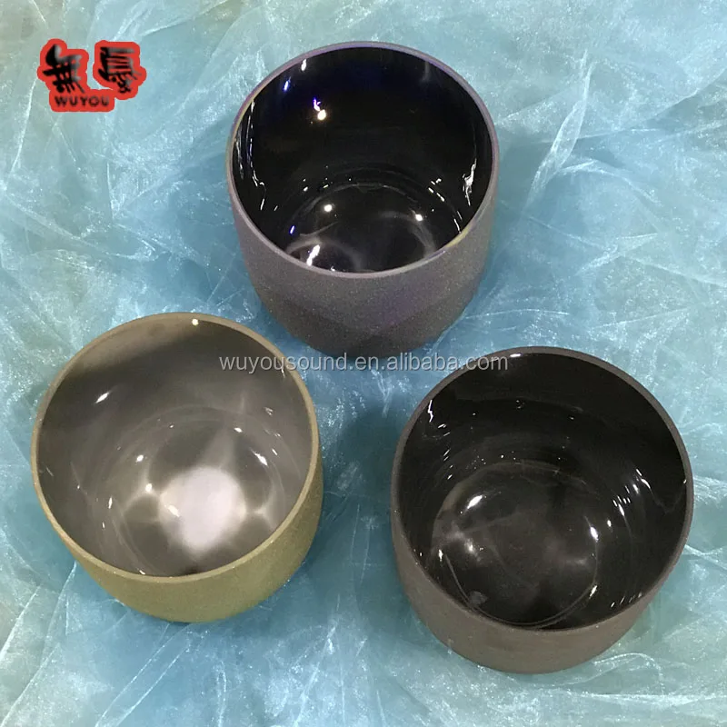 Sound Therapy music healing and Titanium Quartz Frosted Crystal Singing bowl