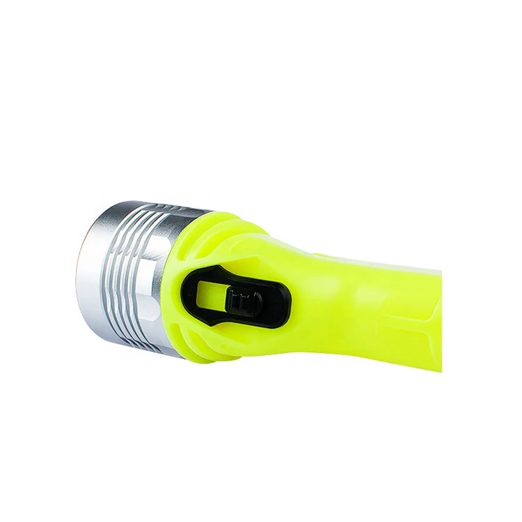 Outdoor mini IP68 Waterproof scuba diving flashlight led diving torch underwater flashlight with 4AA batteries