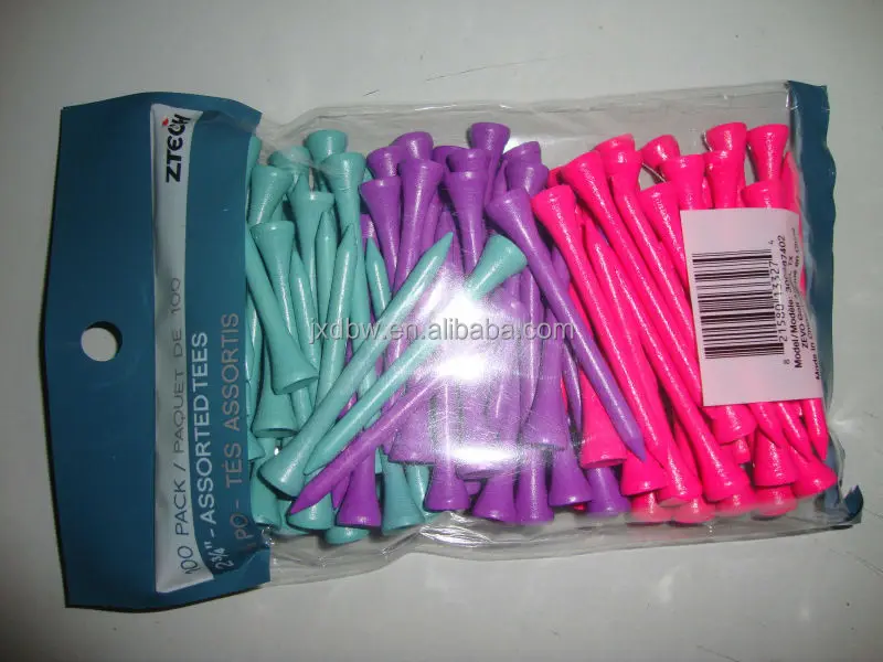 
Colored Special Golf Wooden Tees Wholesale 