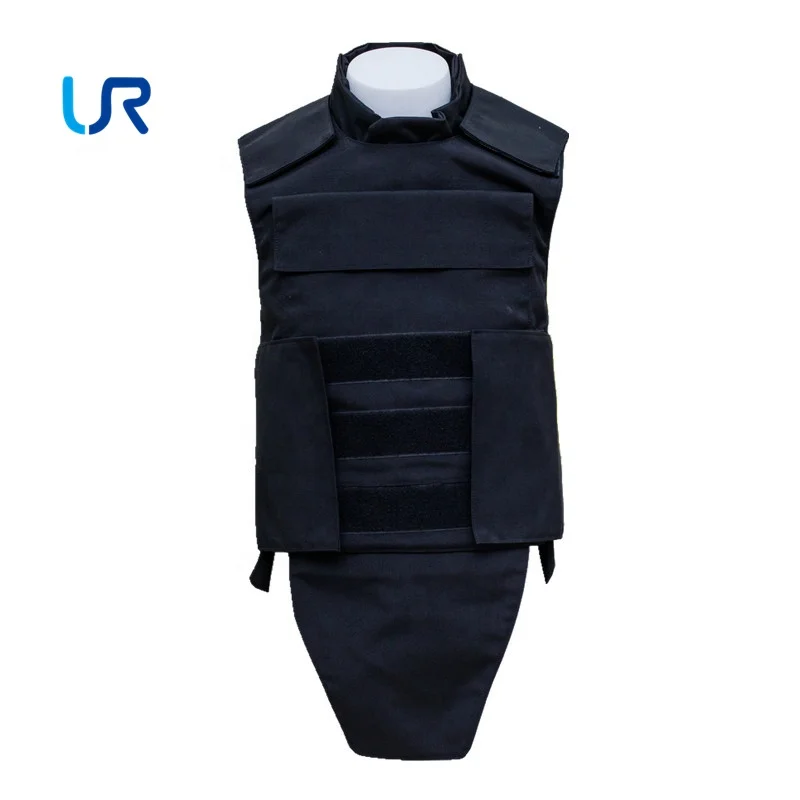 free bullet proof vest with collar and groin protection