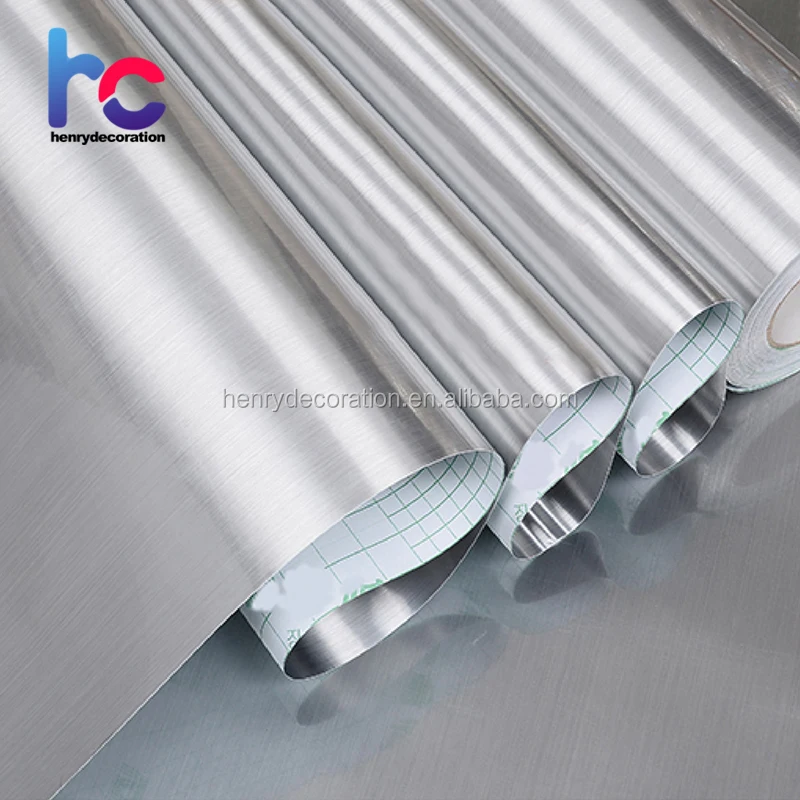 Self Adhesive Brushed Thermo Foil PVC Membrane Foil for MDF Door