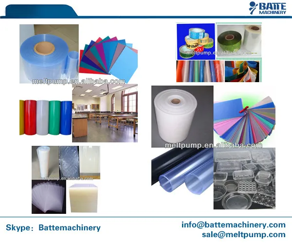 chemical industry abs pvc plastic extrusion 0.5cc-12000cc herringbone BATTE ZBC gear melt pump