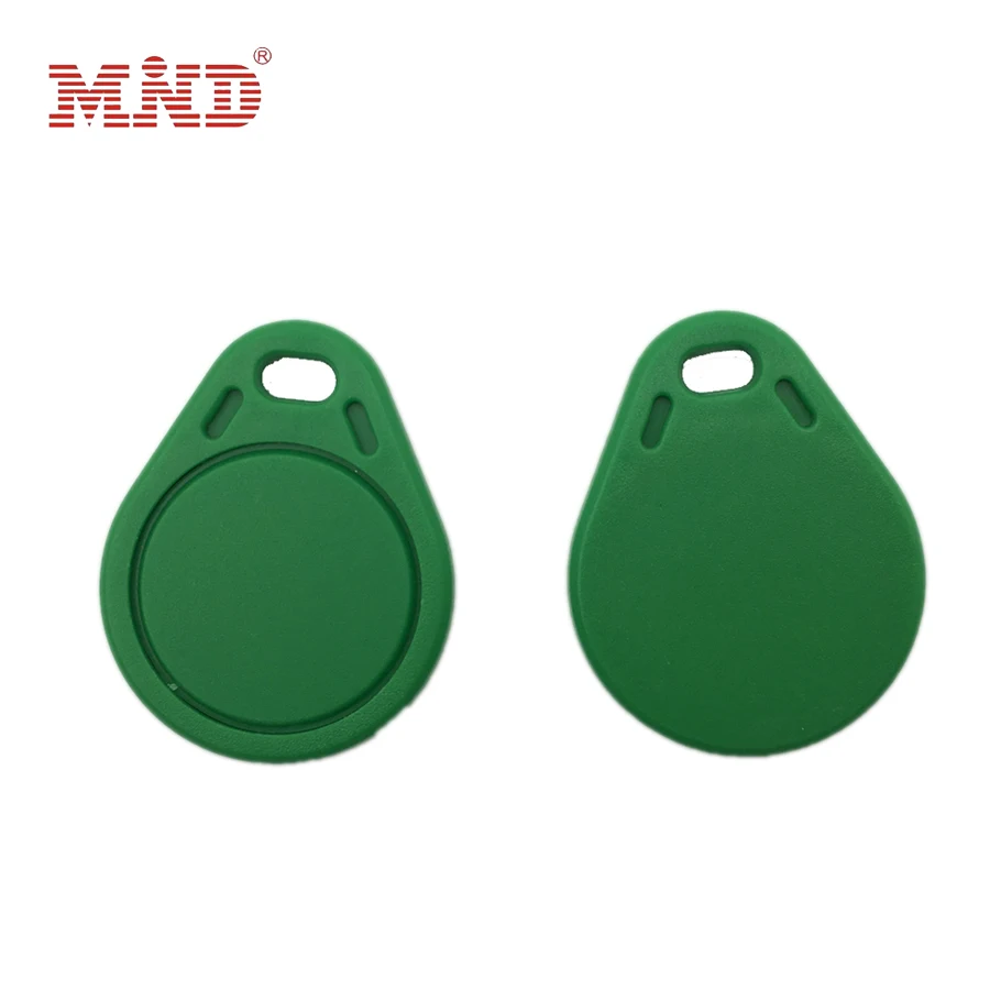 Access Control LF HF ABS Plastic Keyfob Gym Spa Hotel Key Chain ABS Keychain 125khz/13.56mhz RFID Key Fob Key Tag