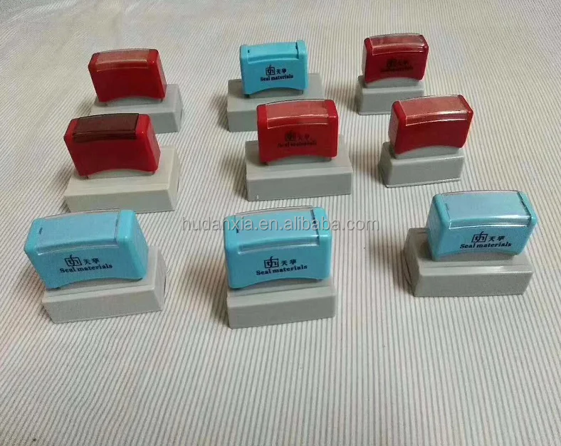 THD photosensitive stamp rectangle seal blue/red/purple color