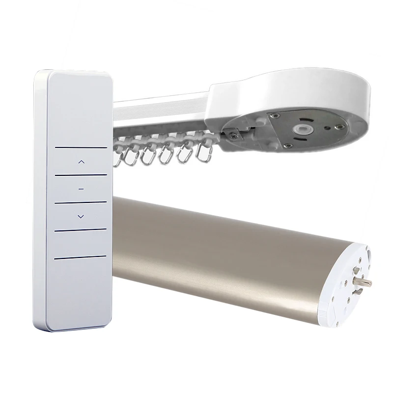 Tuya Smart Timer Function feedback wifi curtain motor electric curtain motor for home automation flexible curtain track