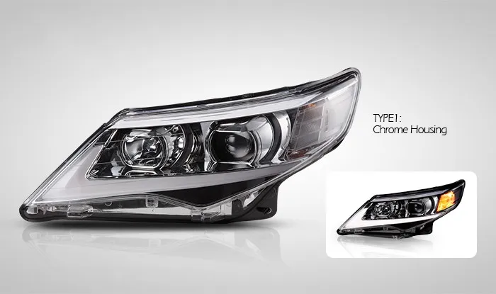 MIDDLE EAST TYPE  DRL HEADLIGHT FOR TOYOTA CAMRY 2012-2014 LED HEAD LAMP