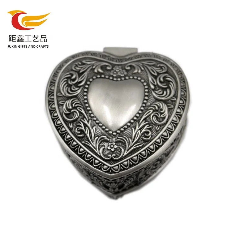 Custom logo metal zinc alloy old cd jewel gift case storage box