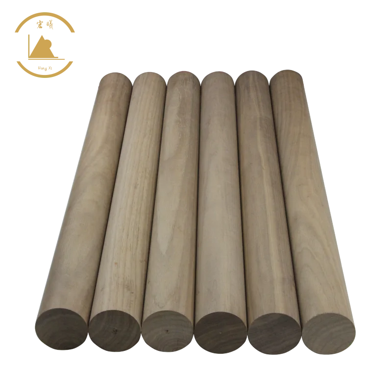 Factory Direct Hot Sell Walnut Wood Pole Wooden Stick can be customized