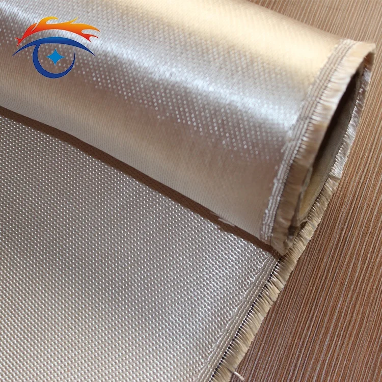
Factory supply high quality Golden Fiberglass Cloth for welding blanket HT800 