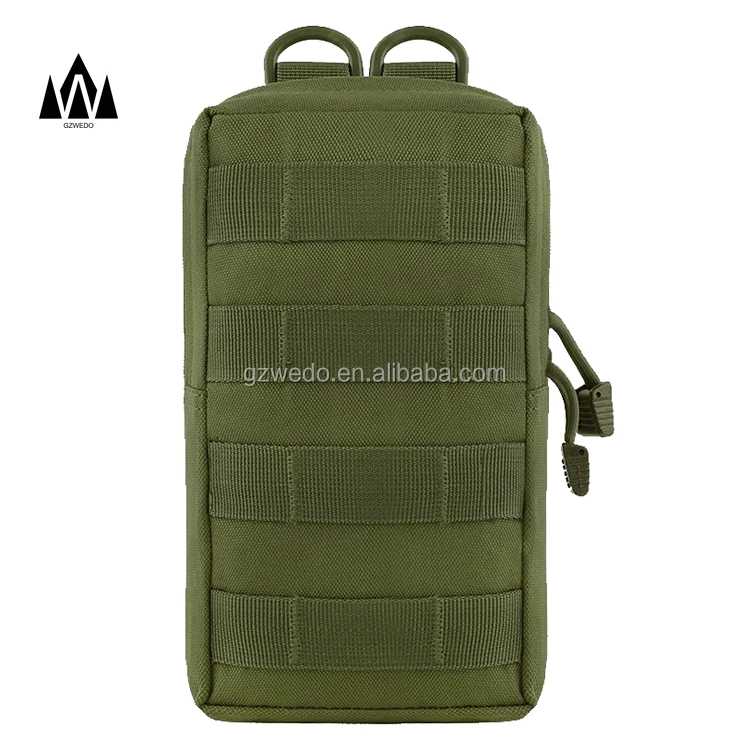 Outdoor Military Tactical Waist Bag Multifunctional EDC Molle Tool Zipper Waist Pack Accessory Durable Belt Pouch