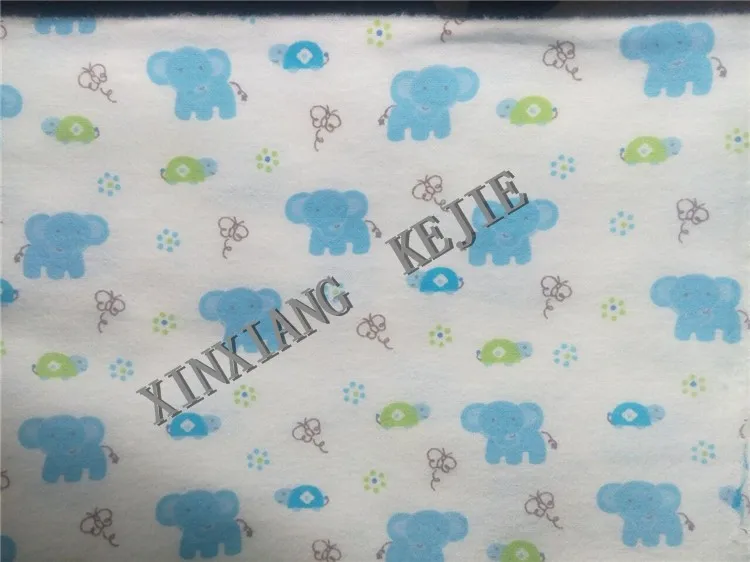 Фланелевая ткань из 100% органического хлопка для малышей
