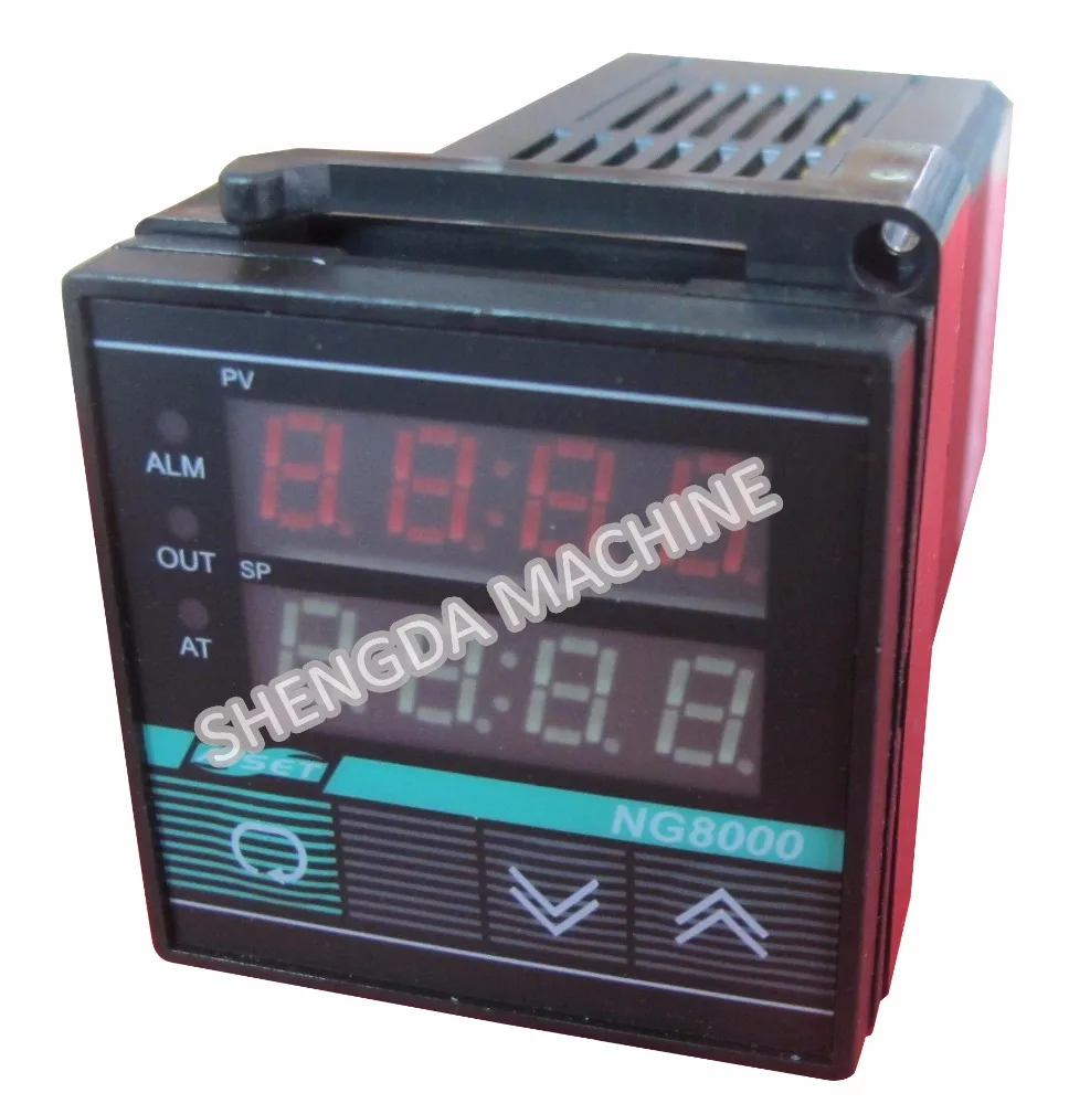 Digital display temperature and humidity controller for shoe making machine