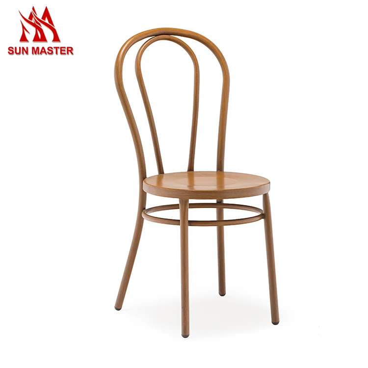 High Quality Creative Furniture Leisure Facilities Vienna Cafe Chair With Footrest Bar Dining Chair