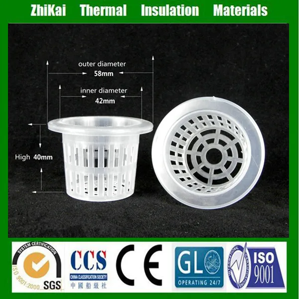 
45# 42mm Reusable Hydroponics growing pot Mesh Net Cup for Orchids 