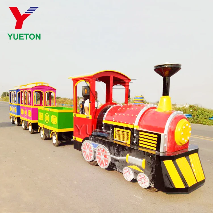 Carnival Outdoor Tourist Plans Small Electric Mini Adult Set Kids Rides Mall Wattman Amusement Park Trackless Train For Sale