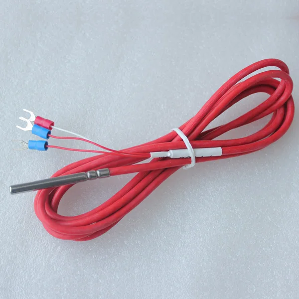 Perfect design silicon cable pt100 pt1000 temperature sensor
