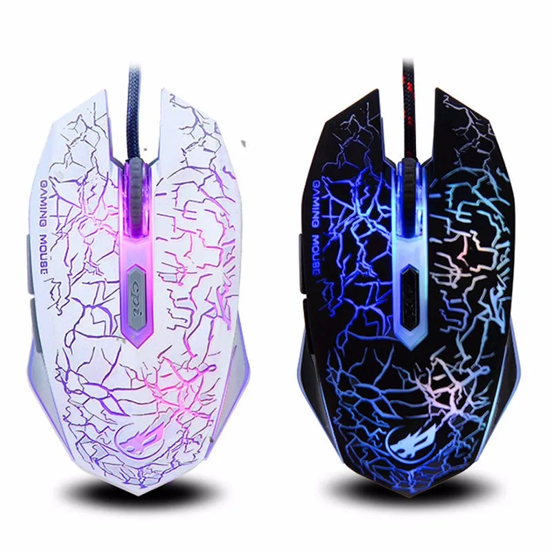 Shenzhen 7 Colors LED Lighted OEM 6D Cheap Gaming Mouse