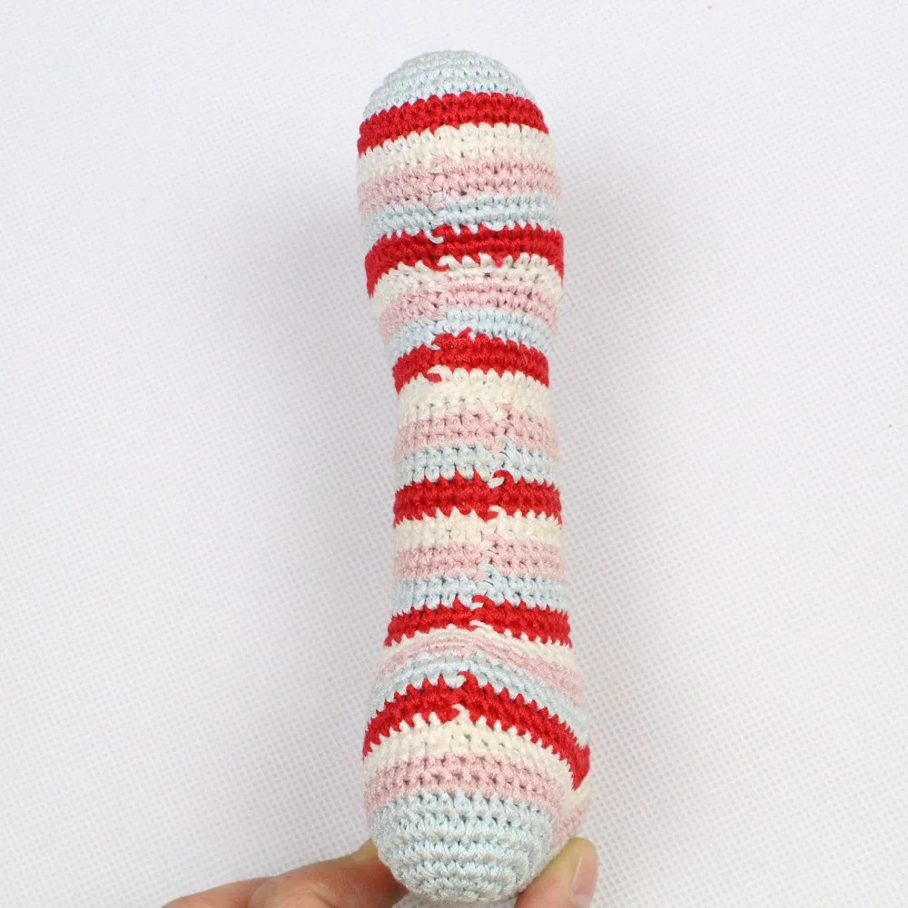 
Lovely knitting toys custom made hanging knitting toy bone small china toy factory 