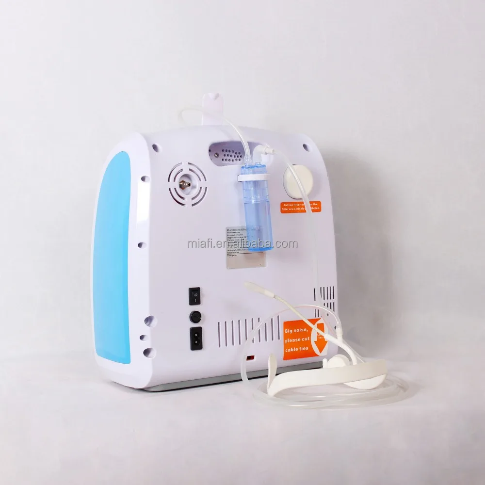 
24 hours continuously flow 6L/min 93% pure oxygen generating making machine with battery 