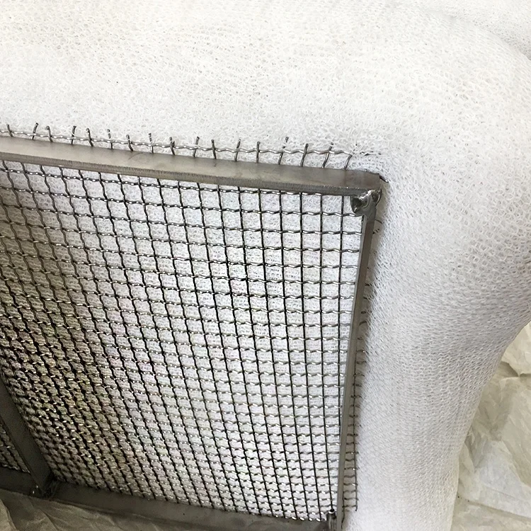 8800mm Plastic PTFE Special Wire Mesh Demister with 2205 Material Support Grid