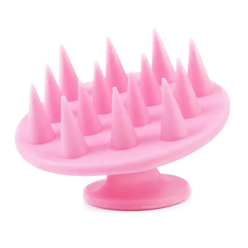 hot selle Head Scalp Massager Comb Silicone Baby Hair Shampoo Brush Wholesale Customized