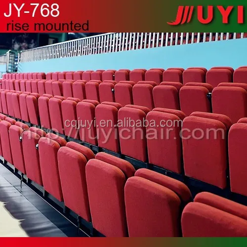 foldable music hall seat CE EN ISO telescopic bleacher retractable bleacher for baseballs entertainment sports games JY-768