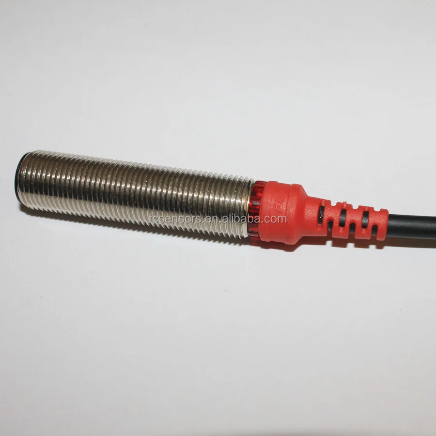 F3C-08KS01 Series M8 flush/shield 3-wires cylindrical NPN Inductance Sensors, 12~24VDC 1mm motion transducer