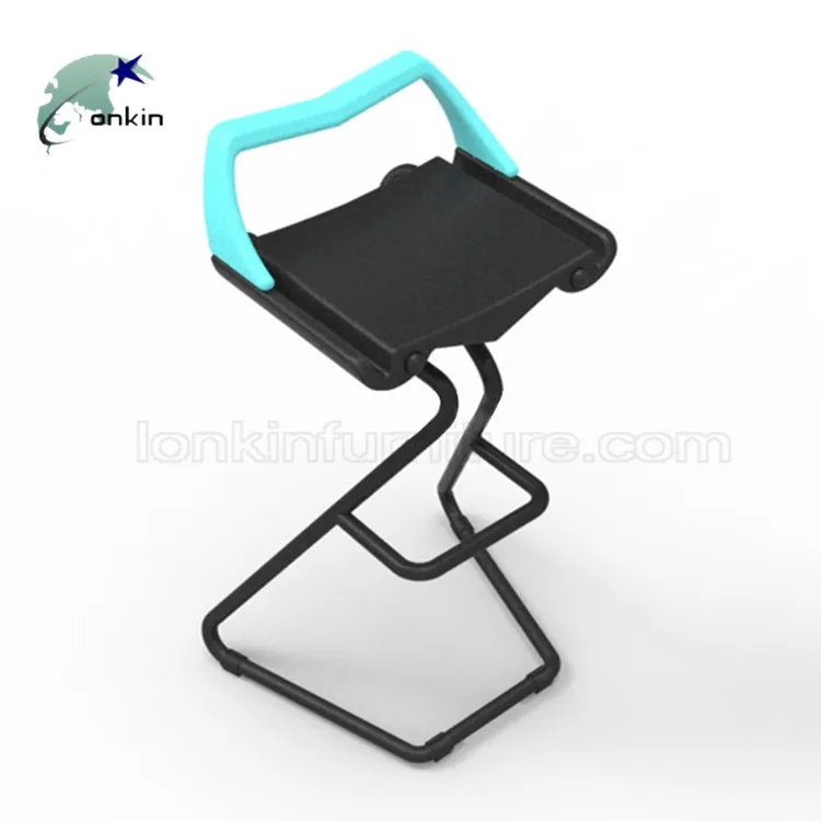 Металлический стул с подставкой для ног и спинкой, полиуретановый барный стул для улицы, высокий стул