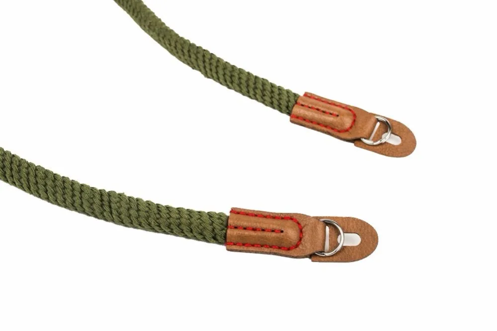 2020New Handmade Cotton leather camera strap for camera