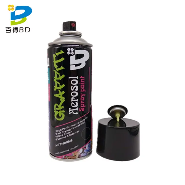 
Graffiti Art Lacquer Spray Paint 400ml For Indoor Outdoor Decoration 