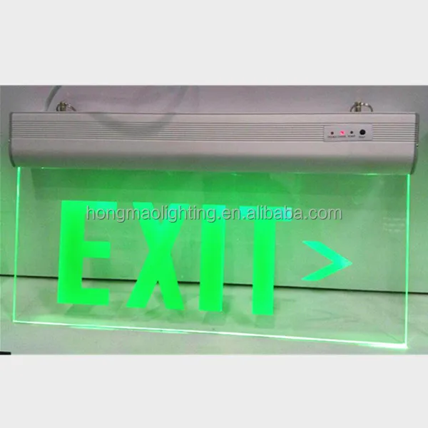 Акриловый аварийный светодиодный фонарь со стрелкой