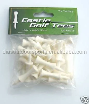 41mm short castle plastic golf tees