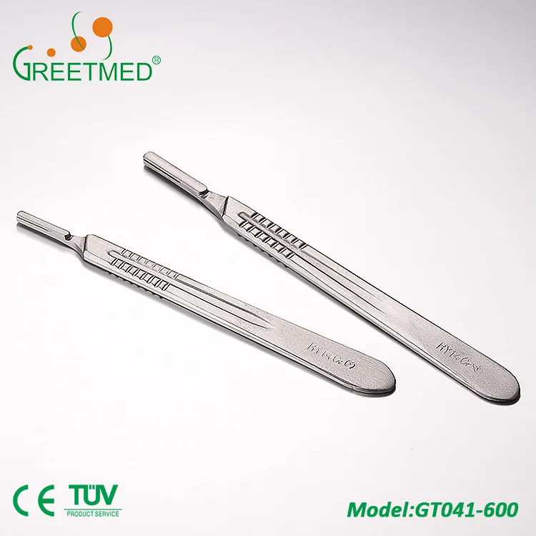Disposable stainless steel carbon steel surgical scalpel cutter blades