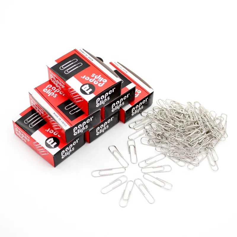 Hot Sale 33mm Paper Clips File Clips For Paper Fancy  Office Silver Paper Clips With Best Price