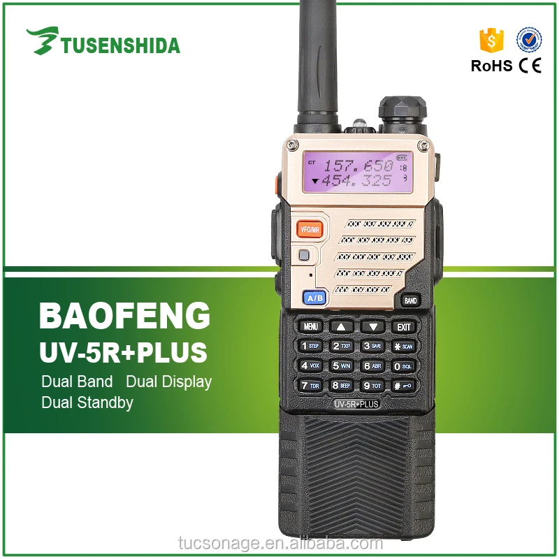Профессиональный Dual Band 10 вт рации BaoFeng УФ-5R Плюс